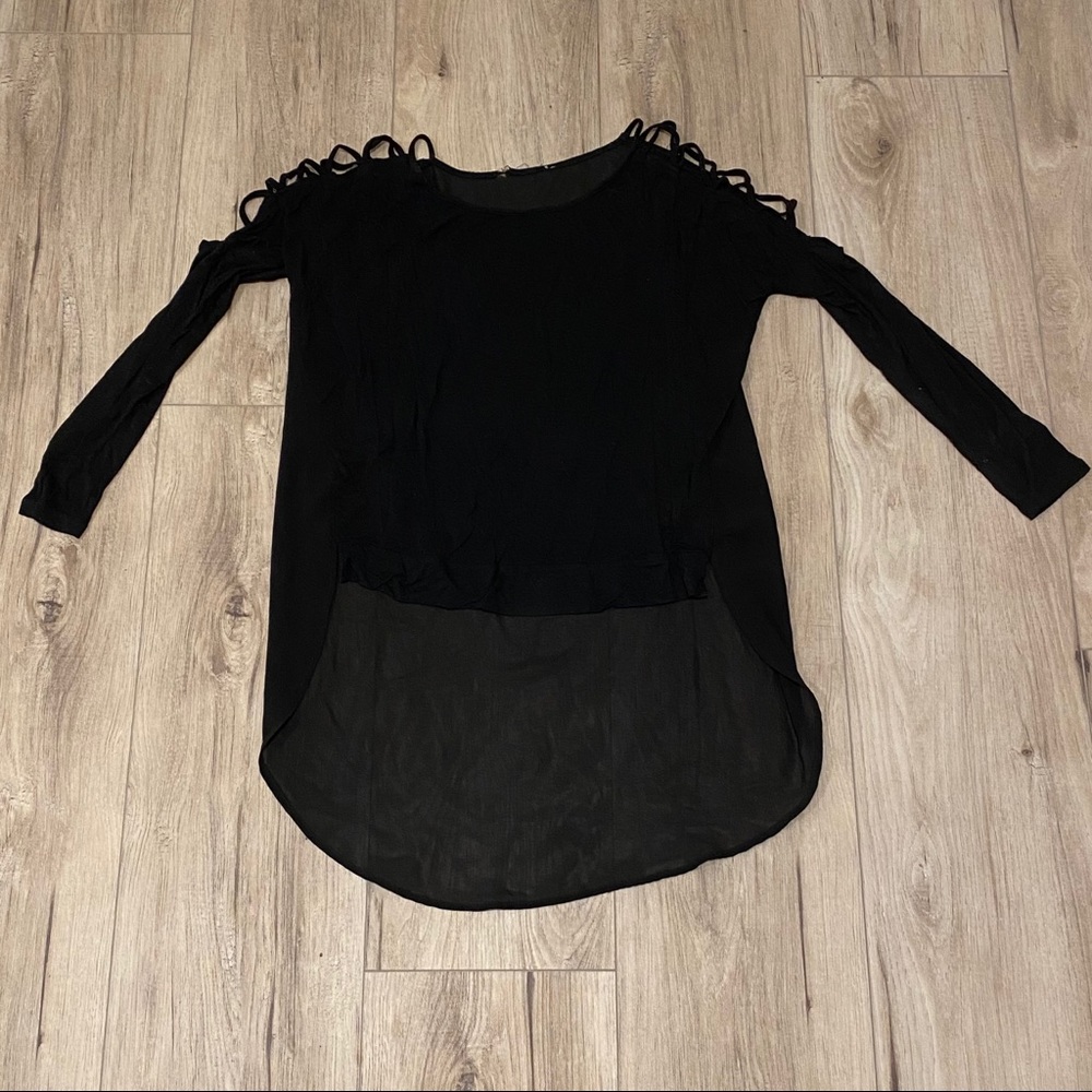 Black long sleeve shirt